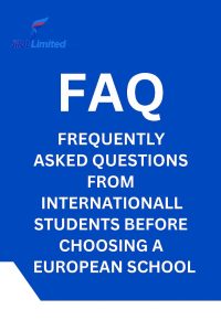 African student checking admission and visa requirements for European universities